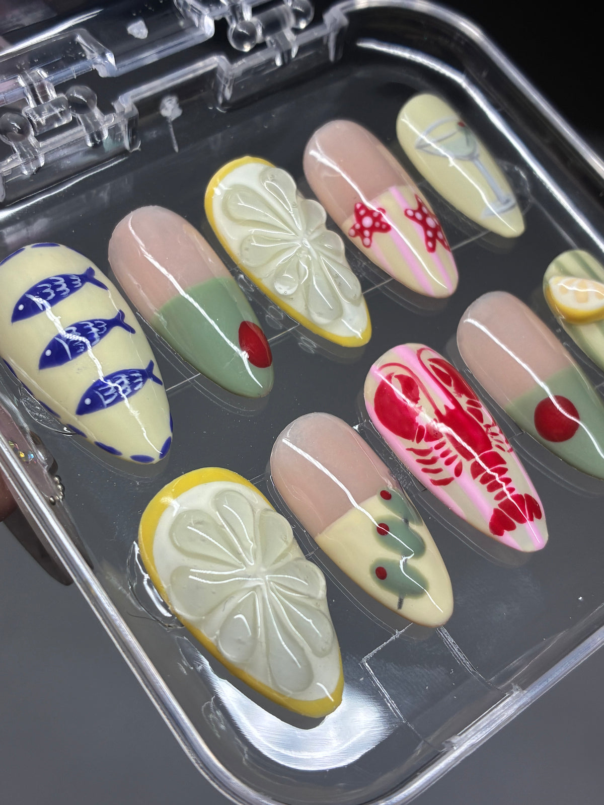 Lobster and lemons